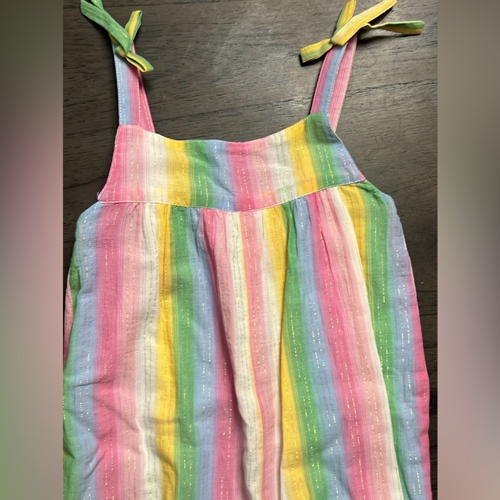Mini Boden Girls Rainbow Stripe Jumper